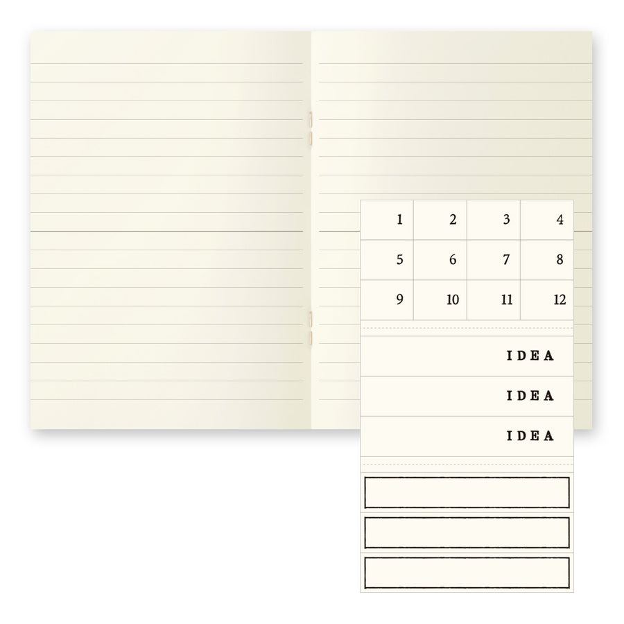 MIDORI - MD Notizbuch-Leicht (3er Pack) - A7 liniert