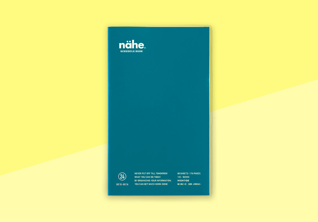 HIGHTIDE - NÄHE - Diary 2024 B6 Slim - Blue