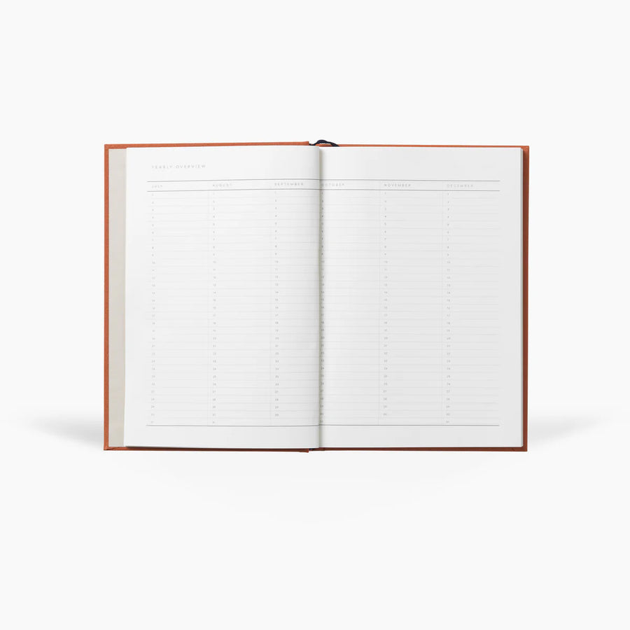 NOTEM - EVEN wöchentliches Journal - Sienna