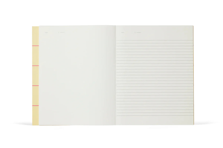 NOTEM - UMA Notebook Large - Yellow Check