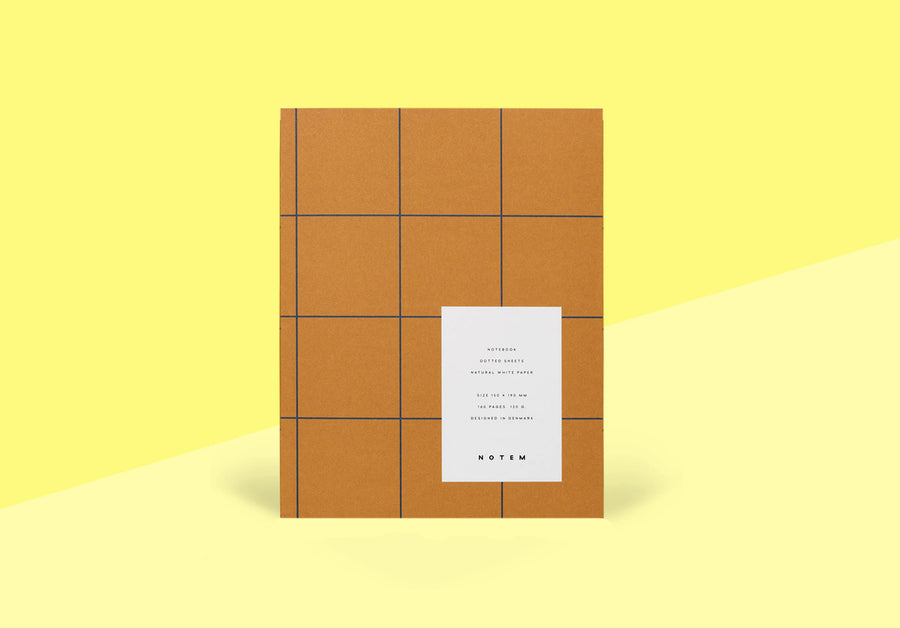 NOTEM - Uma mittelgroßes Notizbuch - Ocker