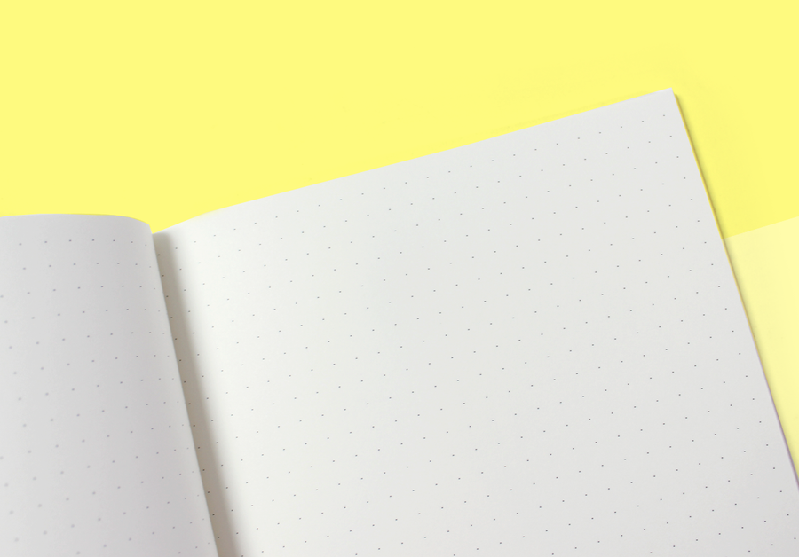 NOTEM - VITA Notizbuch Medium - Ocker