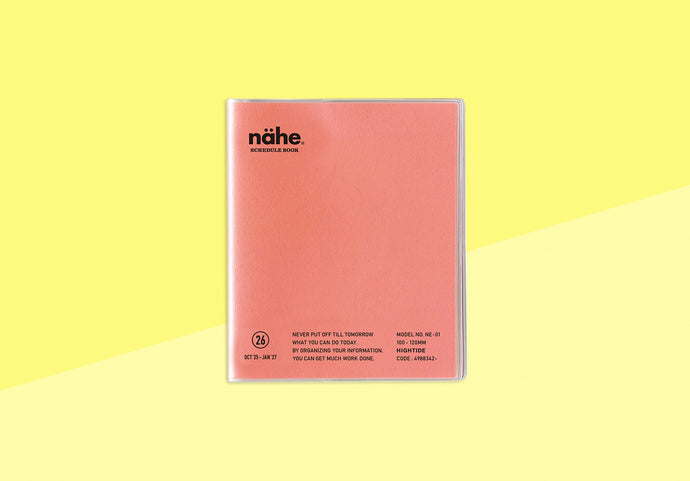 HIGHTIDE - NÄHE - Monthly Diary 2026 - Square - Pink
