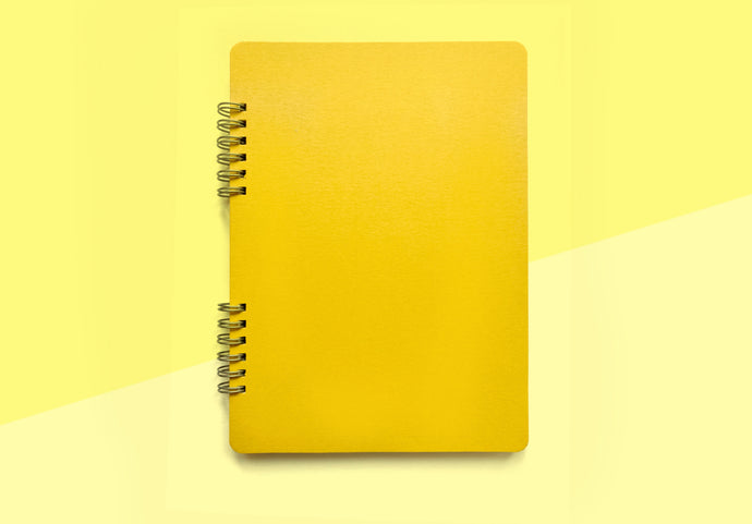 PAPELOTE - Softblok A5 - gelb