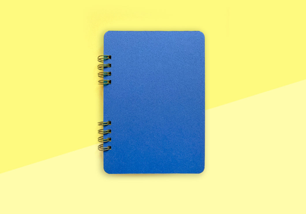 PAPELOTE - Softblok A6 - blau