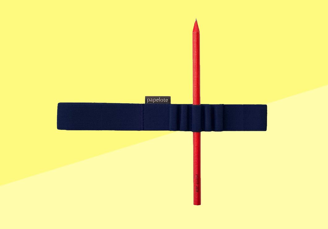 PAPELOTE - Strap A4 - dunkel blau