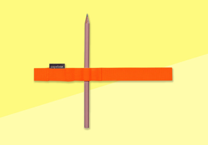 PAPELOTE - Strap A4 - Fluorescent orange