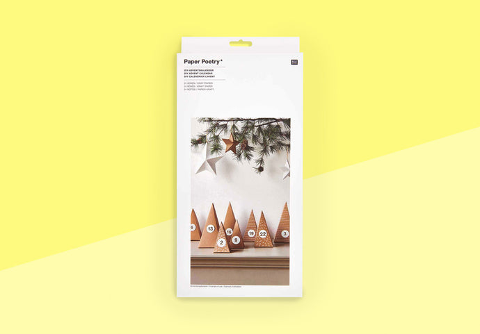 PAPER POETRY - Advent Calendar - Craft Paper Trees