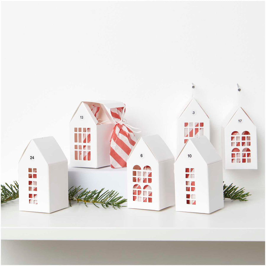 PAPER POETRY - Cardboard Houses - White