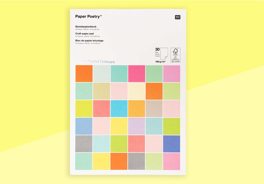 PAPER POETRY - Bastelpapierblock