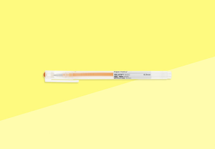 PAPER POETRY - Gelstift - 0,5 mm - Orange