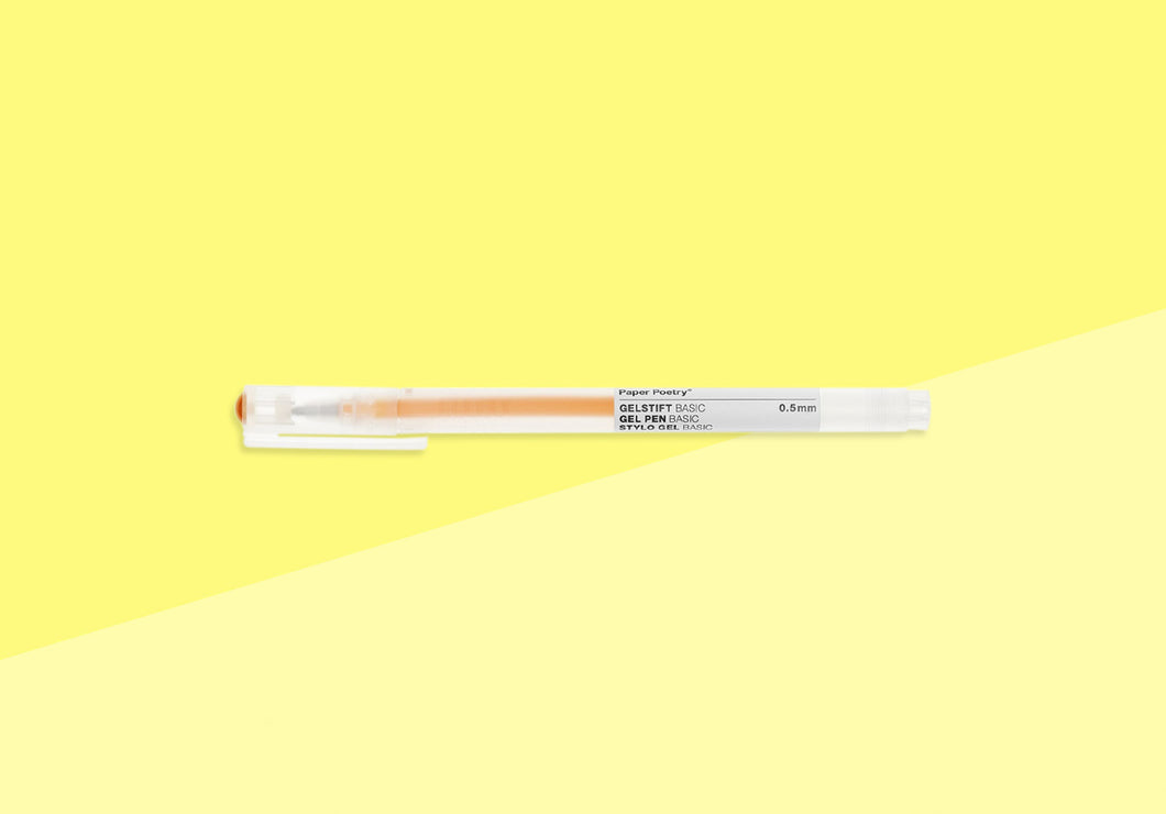 PAPER POETRY - Gelstift - 0,5 mm - Orange
