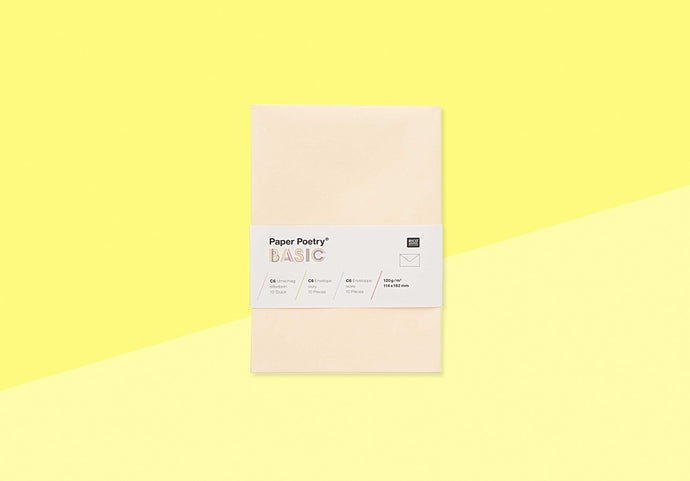 PAPER POETRY - Envelope C6 - Ivory