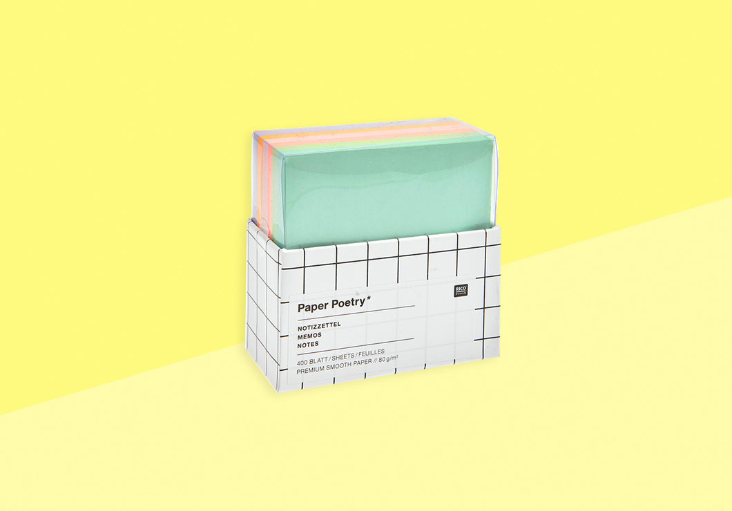 PAPER POETRY - Notizblock - Mehrfarbig