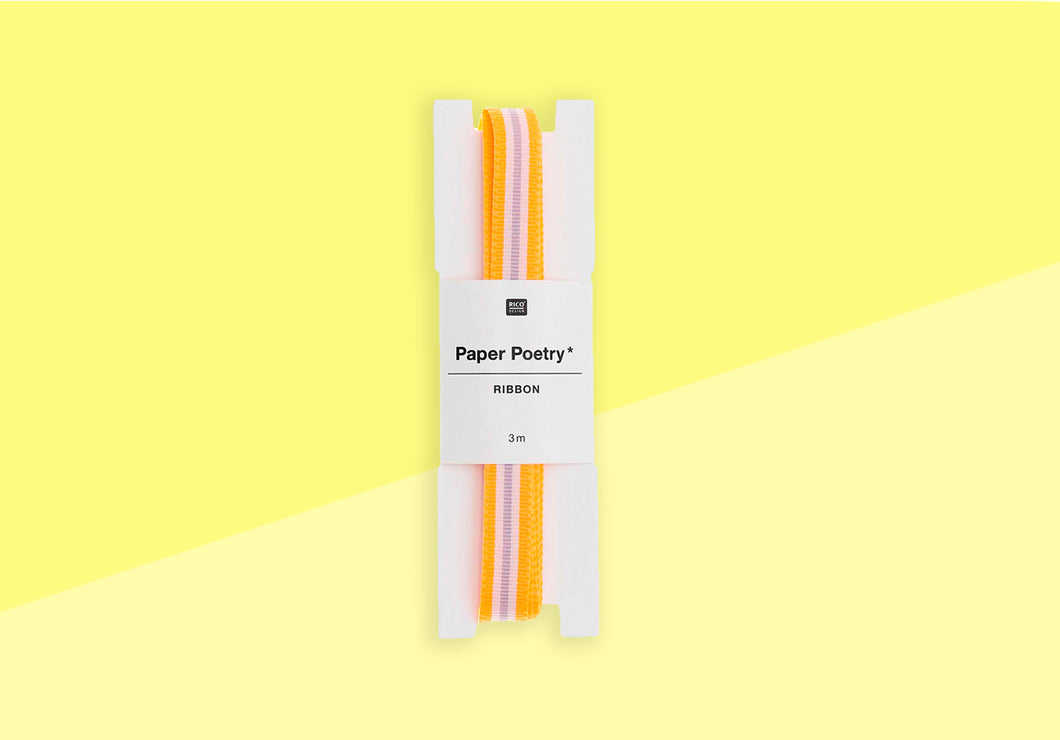 PAPER POETRY - Ribbon - Neon orange