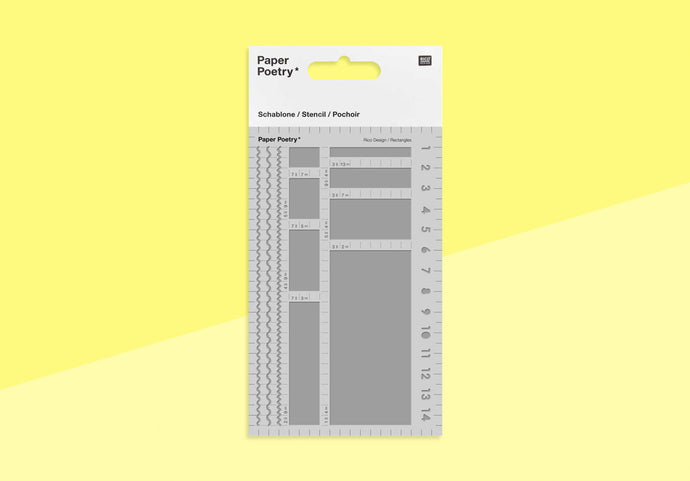 PAPER POETRY - Bullet Diary Template - Rectangles