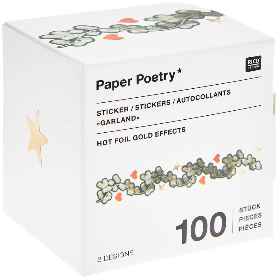 PAPER POETRY - Aufklebergirlande - Christmas Rocks! - Zweige