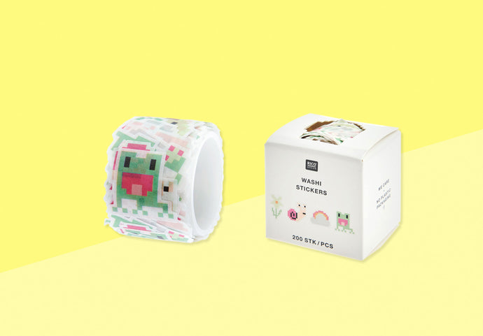 PAPER POETRY - Washi Aufkleber - Futschikato Pixel