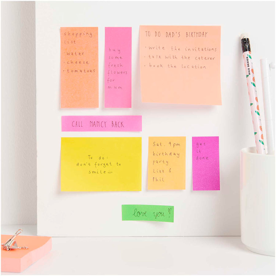 PAPER POETRY - Haftnotizen - 4 Farben