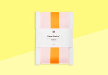 Load image into Gallery viewer, PAPER POETRY - Ribbon - Neon Stripes Orange/Apricot/Iridiscent
