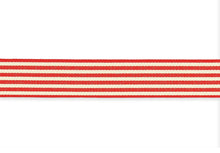 Load image into Gallery viewer, PAPER POETRY - Ribbon - Red/Beige Stripes