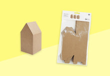 Load image into Gallery viewer, PAPER POETRY - Cardboard Houses Advent Calendar - Kraft