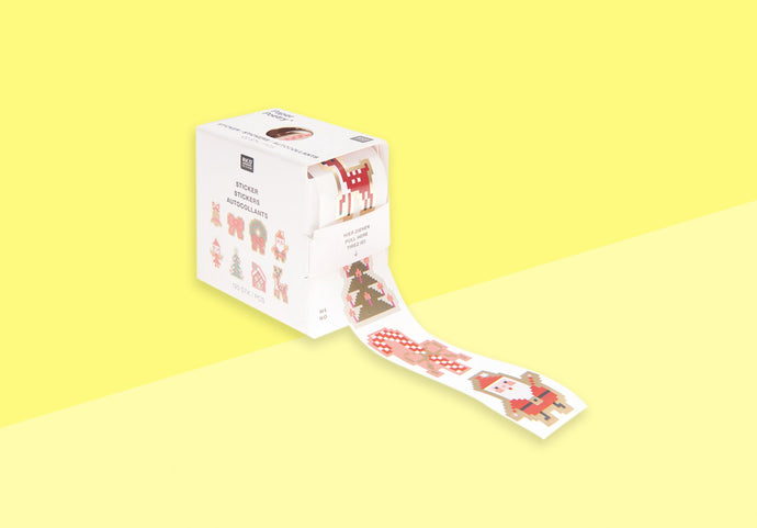 PAPER POETRY - Mini Stickers - Christmas Figures Pixel