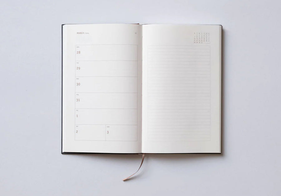 PAPIERNICZENI - Copper light 2024 Calendar - Denim
