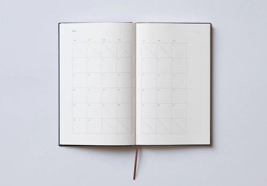 PAPIERNICZENI - Copper light 2024 Calendar - Denim
