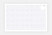 Load image into Gallery viewer, PAPIERNICZENI - Grid 2027 Calendar - True Blue