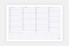 Load image into Gallery viewer, PAPIERNICZENI - Grid 2027 Calendar - True Blue