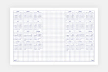 Load image into Gallery viewer, PAPIERNICZENI - Grid 2027 Calendar - True Blue