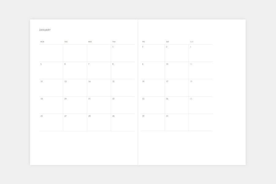 PAPERNICZENI – Klassischer MMXXVI-Kalender – Kürbis