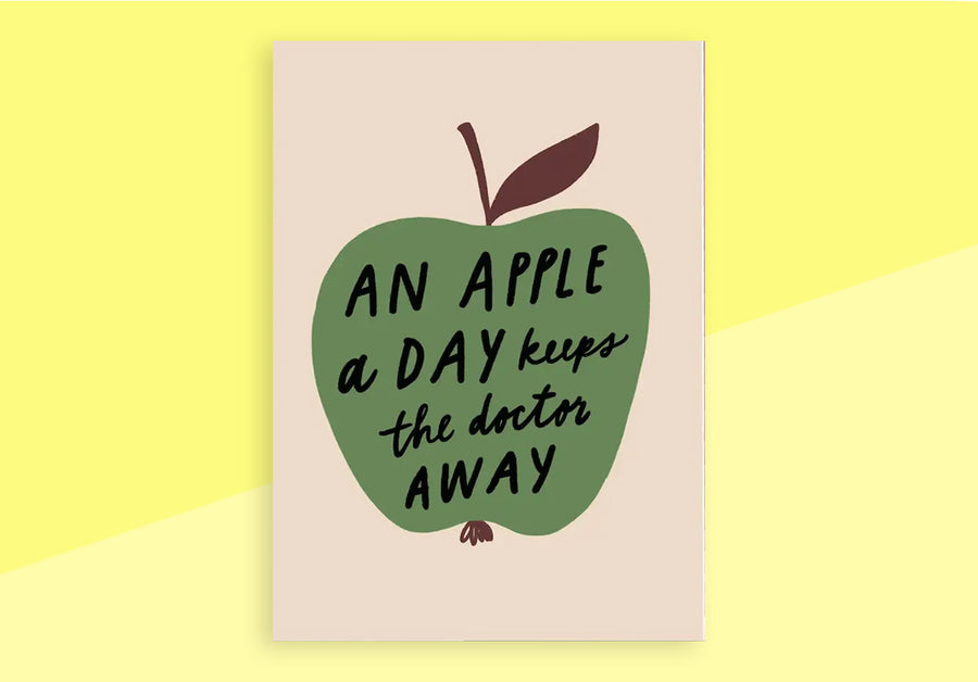 PARAGRAPH – Print A4 – An Apple A Day Keeps The Doctor Away