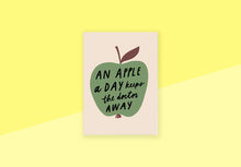 Load image into Gallery viewer, PARAGRAPH - Print - A4 - An Apple A Day Keeps The Doctor Away