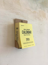 Load image into Gallery viewer, PENCO - 2024 Memo Block Calendar - Yellow