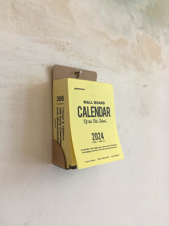 PENCO - 2024 Memo Block Kalender - Gelb