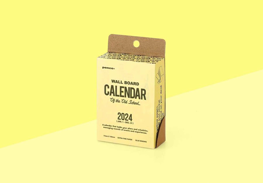 PENCO - 2024 Memo Block Calendar - Yellow
