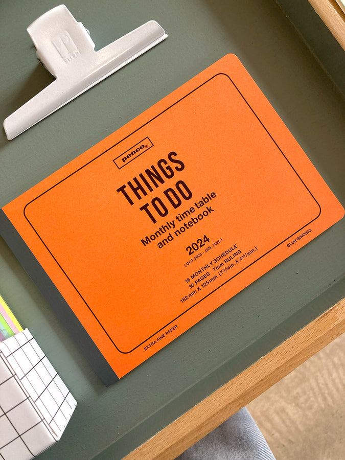 PENCO - 2024 Monthly Diary - B6 Orange