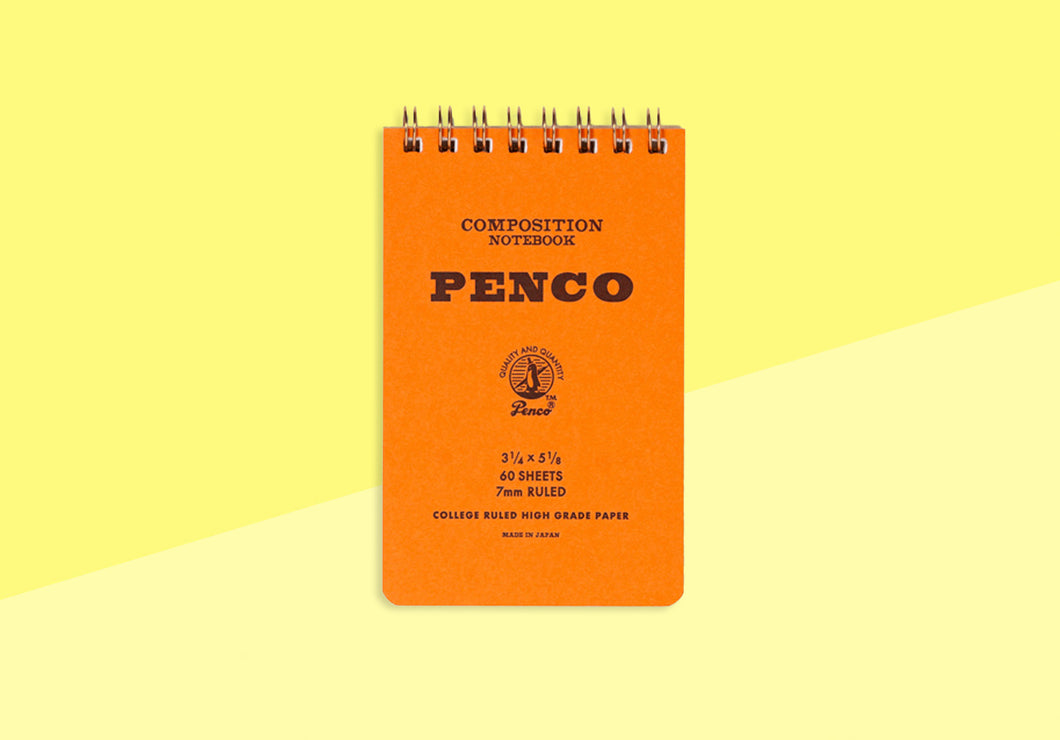 PENCO – Spiralnotizblock - Orange - S