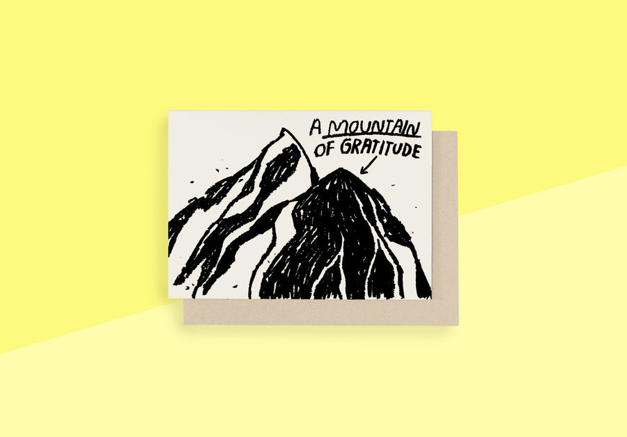 PEOPLE I'VE LOVED - Grußkarte - Mountain of Gratitude