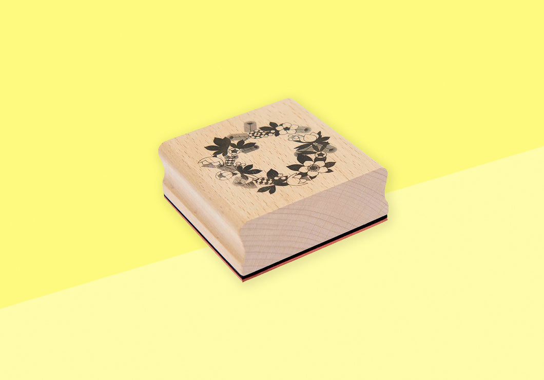 PAPER POETRY - Stempel - Christmas Rocks! - Weihnachtskranz