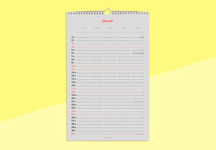 RIKIKI - zweitausend&sechsundzwanzig - Family Calendar 2026