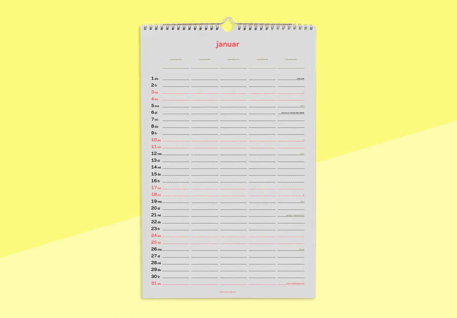 RIKIKI - zweitausend&sechsundzwanzig - Family Calendar 2026