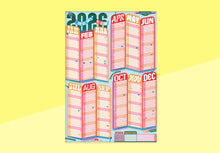 Load image into Gallery viewer, RISOTTO STUDIO - Calendar 2026 - A1 - XL Year Planner