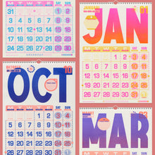 Load image into Gallery viewer, RISOTTO STUDIO - Calendar 2026 - A3 - Wall Hanger