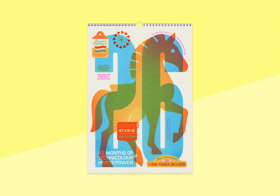 RISOTTO STUDIO - Calendar 2026 - A3 - Wall Hanger