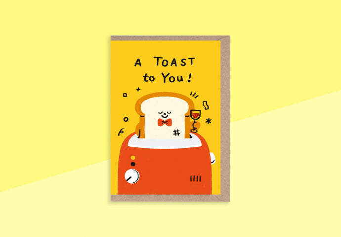 RUMBLE CARDS - Grußkarte - Ein Toast auf dich