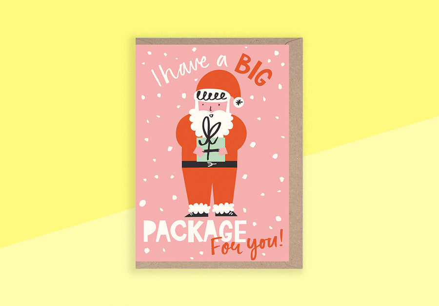 RUMBLE CARDS - Grußkarte - I Have A Big Package For You