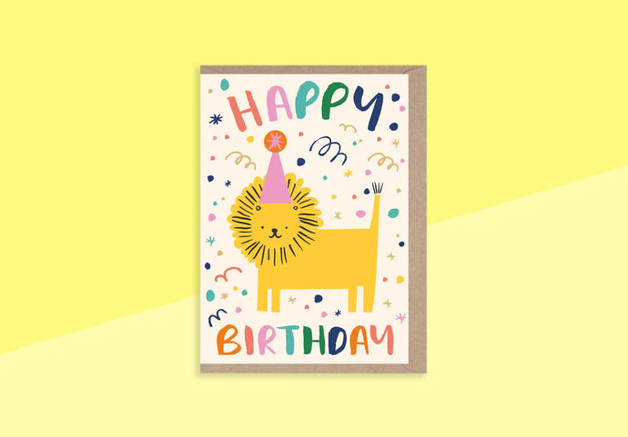 RUMBLE CARDS - Grußkarte - Happy Birthday Tiger